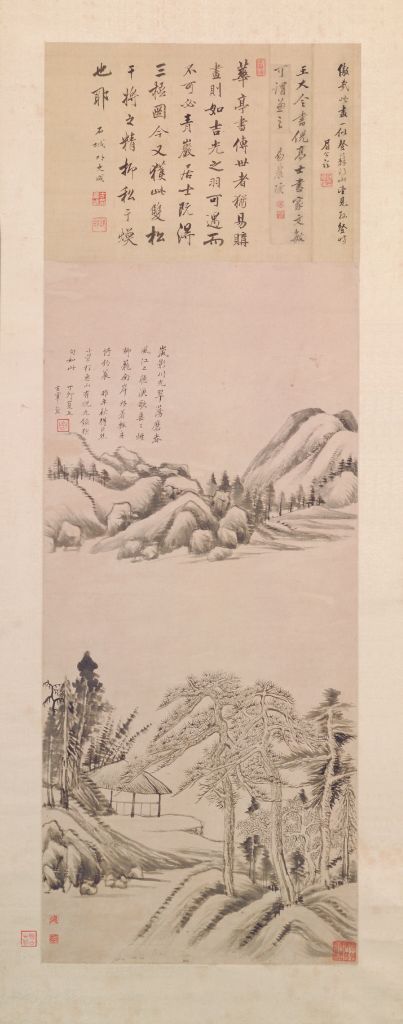 图片[1]-Dong Qichang imitates Juran landscape axis-China Archive